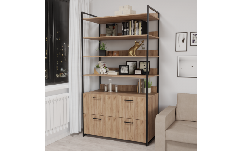Стеллаж HOME Лофт 04